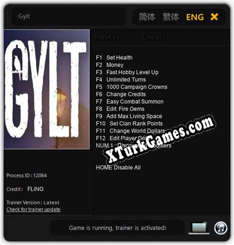Click the PC icon in Cheat Engine in order to select the game process. . Gylt trainer